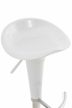 Saddle bárszék elforgatható lábtartóval fehér - króm 1015902