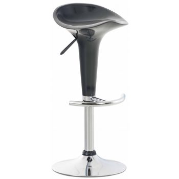   Saddle bárszék elforgatható lábtartóval szürke - króm 1015908