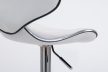 Las Vegas modern állítható magasságú bárszék fehér krómozott lábakkal 101801402