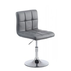   Palma Lounger V2 steppelt bárszék műbőr szürke - króm 101810808