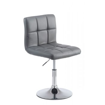   Palma Lounger V2 steppelt bárszék műbőr szürke - króm 101810808