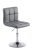 Palma Lounger V2 steppelt bárszék műbőr szürke - króm 101810808