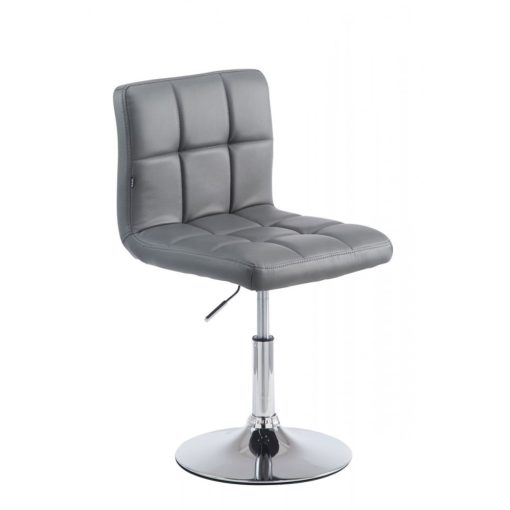 Palma Lounger V2 steppelt bárszék műbőr szürke - króm 101810808