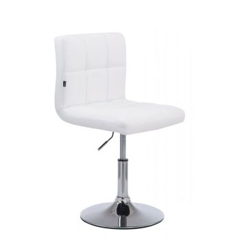   Palma Lounger V2 steppelt bárszék műbőr fehér - króm 101810902