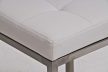 Barci modern műbőr ülőke fehér 1027802