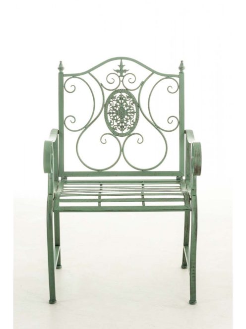Punjab vidéki stílusú kerti szék antik zöld 111525892