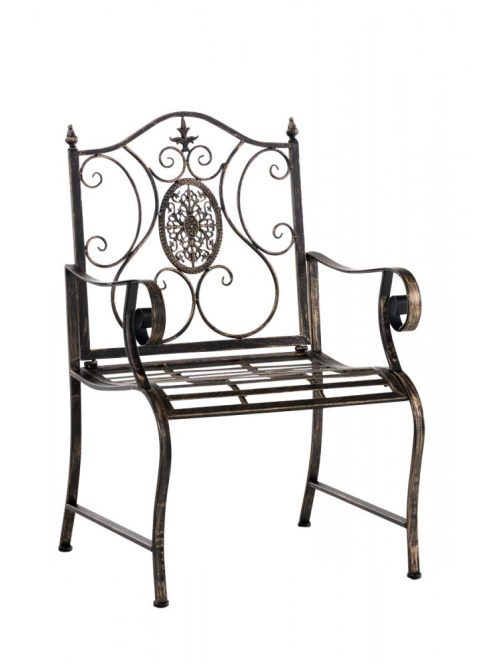 Punjab vidéki stílusú kerti szék bronz 111526035