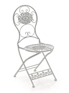 Mani vidéki stílusú kerti szék antik fehér 11176331