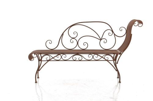 Karma kerti fém pad antik barna 78x156x46 cm 11177432