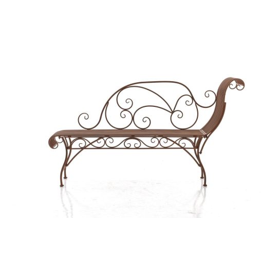 Karma kerti fém pad antik barna 78x156x46 cm 11177432