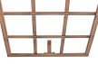 Trigo fali lugas növényfuttató antik barna 198x40 cm 1320032