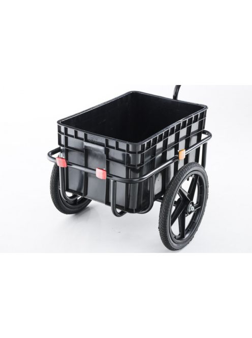 CLP Willy kerékpár utánfutó kézikocsi szállító kocsi fekete 161124601