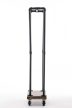 Tűzifa tároló állvány kerekekkel fekete 30x60x150 cm 161761101