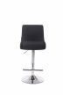 Club elegáns bárszék műbőr fekete - króm 307560
