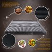 Grilltálca kétoldalas grill lap 45,5x35 cm antracit 308049
