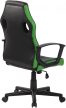 Glendale sportos irodai forgószék gamer szék fekete-zöld 314718