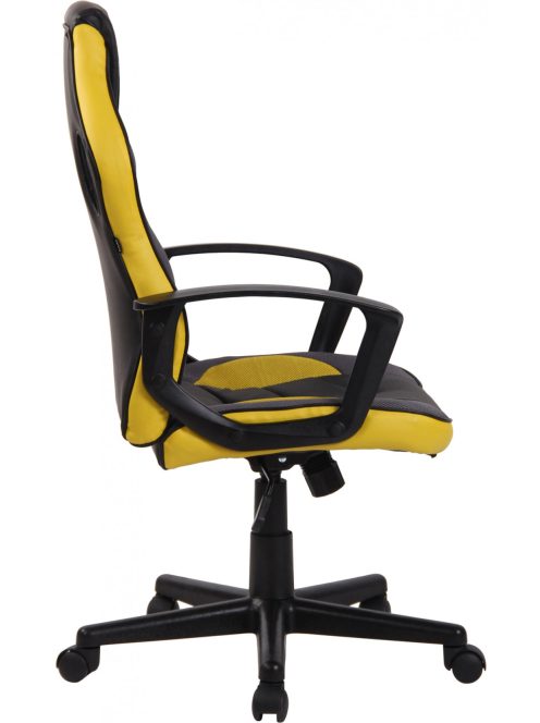 Glendale sportos irodai forgószék gamer szék fekete-sárga 314719