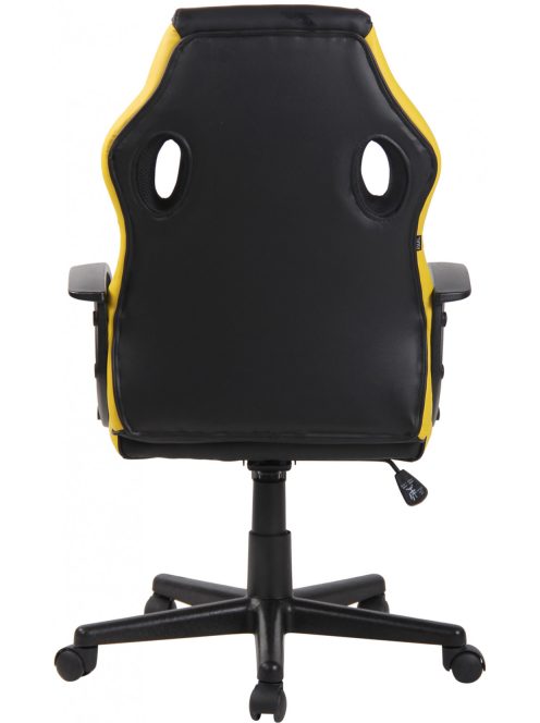 Glendale sportos irodai forgószék gamer szék fekete-sárga 314719