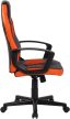 Glendale sportos irodai forgószék gamer szék fekete-narancs 314720