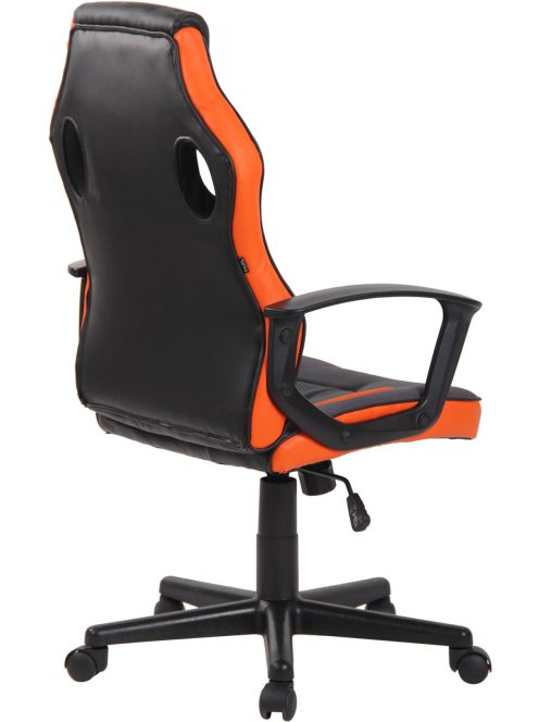 Glendale sportos irodai forgószék gamer szék fekete-narancs 314720