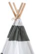 Esna Teepee játszósátor szürke csíkos 150x120x120 cm 316480