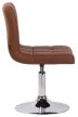 Palma Lounger V2 steppelt bárszék műbőr világosbarna - króm 316940