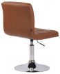 Palma Lounger V2 steppelt bárszék műbőr világosbarna - króm 316940