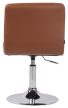 Palma Lounger V2 steppelt bárszék műbőr világosbarna - króm 316940