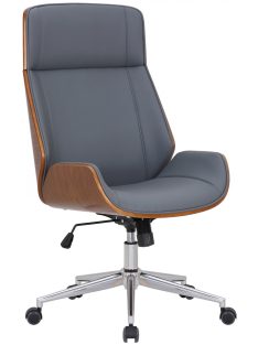 Varel modern irodai szék forgószék szürke-dió 317167