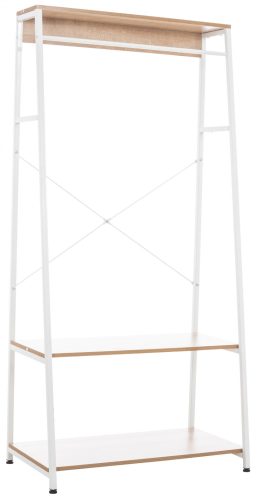 Luton ruhatartó ruhaállvány natúr-fehér 167x80x44 cm 317333