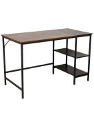Ocala íróasztal fekete-barna 75x120x60 cm 317831