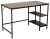 Ocala íróasztal fekete-barna 75x120x60 cm 317831