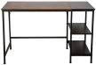 Ocala íróasztal fekete-barna 75x120x60 cm 317831