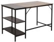 Ocala íróasztal fekete-barna 75x120x60 cm 317831