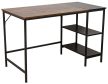Ocala íróasztal fekete-barna 75x120x60 cm 317831