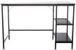 Oviedo íróasztal fekete-barna 76x120x60 cm 317833