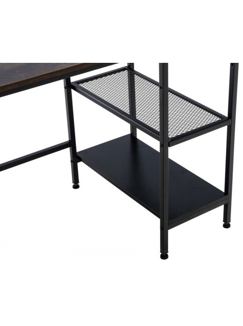 Oviedo íróasztal fekete-barna 76x120x60 cm 317833