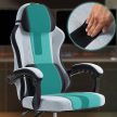 Miltona gamer szék szövet szürke-fekete 324791