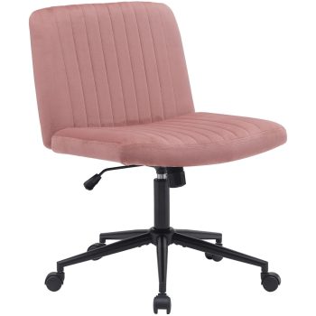 Kingman szövet irodai forgószék pink-fekete 325354