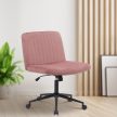 Kingman szövet irodai forgószék pink-fekete 325354