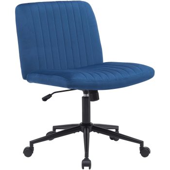 Kingman szövet irodai forgószék kék-fekete 325356