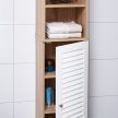 Casaria fürdőszobai magas szekrény 6 polccal, 34 x 26 x 170cm (101548)
