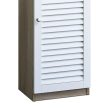 Casaria fürdőszobai magas szekrény 6 polccal, 34 x 26 x 170cm (101548)