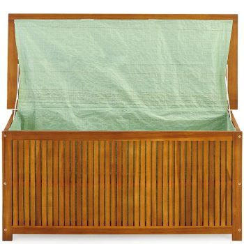   Akácfa tárolódoboz 110x46x59cm, belső borítás 300L 101835