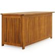 Akácfa tárolódoboz 110x46x59cm, belső borítás 300L 101835