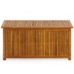 Akácfa tárolódoboz 110x46x59cm, belső borítás 300L 101835
