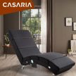 Casaria relaxációs nyugágy antracit masszázs és melegítő funkcióval (107817)