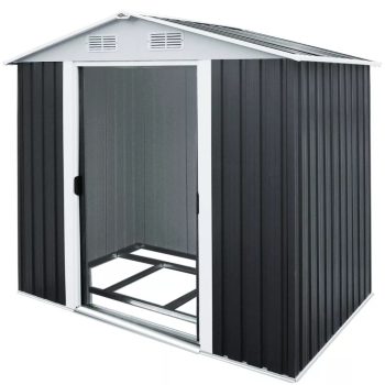   Gardebruk kerti tároló kerti fémház antracit 257x205x178 cm (990743)