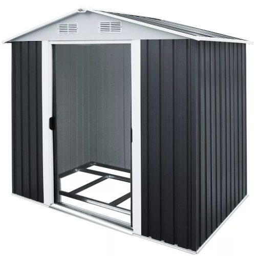 Gardebruk kerti tároló kerti fémház antracit 257x205x178 cm (990743)
