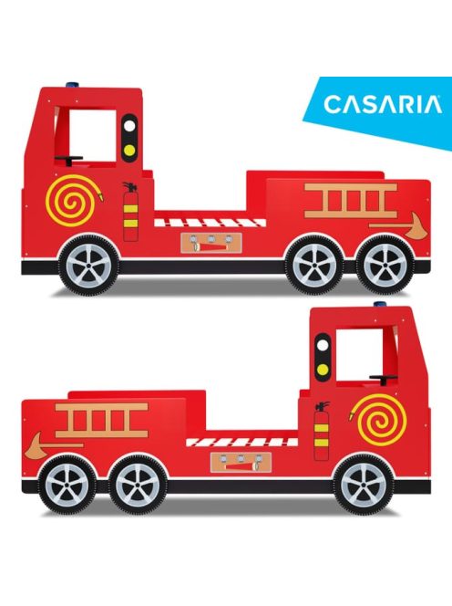 Casaria Noah gyerekágy tűzoltóautó 200x90 cm 990747